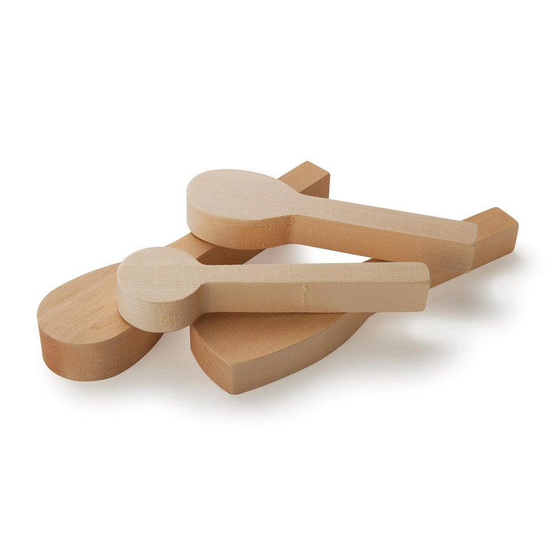 Basswood Spoon Blank Set - 4 Piece